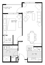 Best 1 Bedroom Apartment Floor Plans