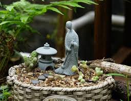 Miniature Small Zen Style Stone Lamp