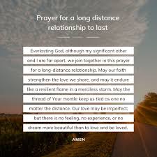 prayer for a long distance relationship