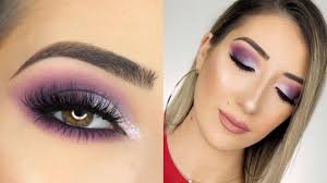 purple smokey eye makeup tutorial you