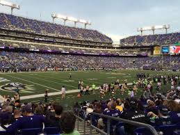 M T Bank Stadium Section 134 Home Of Baltimore Ravens