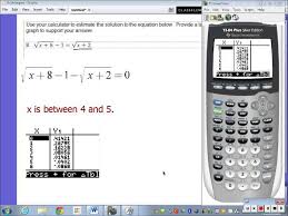 Solving Radicals Using Your Calculator