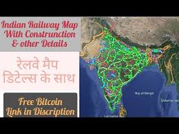 indian railway map with full of details