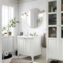 TÄNNFORSEN Bathroom vanity with doors, white, 30x21x251/8" - IKEA