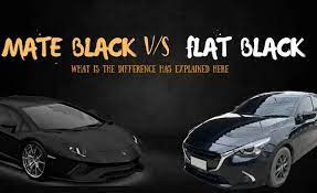 flat black vs matte black difference