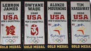 heat unveil olympic banner for lebron