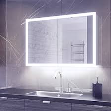 illuminated bathroom cabinets mirrored