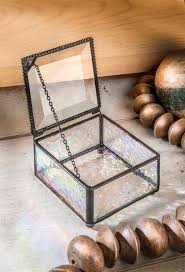 Jewelry Box Glass Box Trinket Vanity