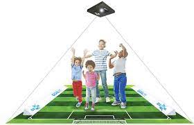 interactive floor and wall game projector