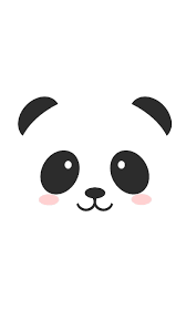 cartoon panda white cute theme
