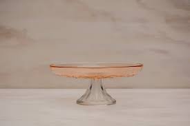 Pink Glass Cake Stand Victoria Jayne