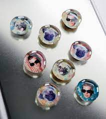 make glass photo magnets on the