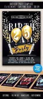 Birthday Party Flyer Template Psd Flyer Templates Party