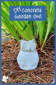 Concrete Garden Owl Statue