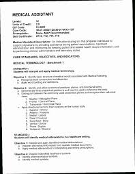 Medical Assistant Duties Resume Oi1b Resume For Certified Medical