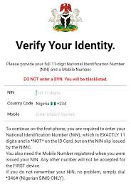 nigerian national id card