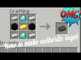 How to make netherite ingot. How To Make Netherite Ingot Youtube