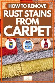 how to remove rust stains from carpet