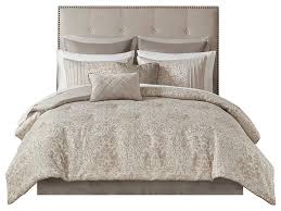 King Comforter Set With Khaki Mp10 7205