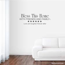 Bless This Home With Friends And Family... Wall Art Decals via Relatably.com