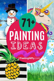 71 Easy Acrylic Painting Ideas For