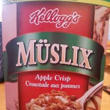 calories in kellogg s muslix apple crisp