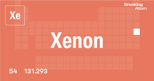 xenon xe atomic number 54