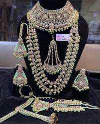 golden br bridal jewelry set