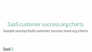 A Saas Customer Success Team Org Chart Example Saasx