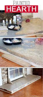 How To Paint A Concrete Hearth To Look