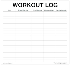 Weight Template Excel Gym Workout Log Lovely Plan