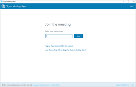 Join A Skype For Business Meeting With Skype Meetings App Skype For