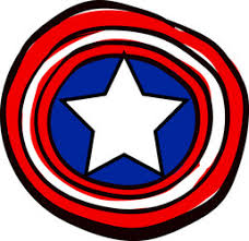 captain america cartoon comic vector