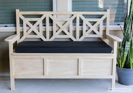 How To Build A Diy Outdoor Storage Bench