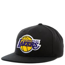 Mitchell And Ness Los Angeles Lakers Vintage Snapback Black