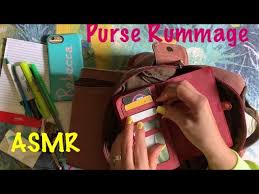 asmr request purse rummage no talking