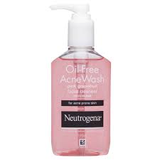 neutrogena oil free acne wash pink