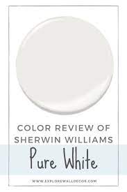 Sherwin Williams Pure White Paint Color