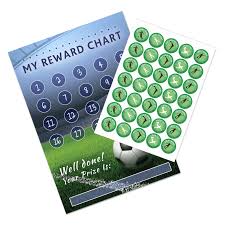 A3 Football Reward Chart And 35 Matching Stickers
