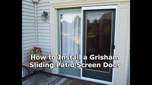 grisham sliding patio screen door