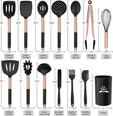 silicone cooking utensil set 14pcs