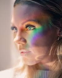 how to get the rainbow eye look in 5