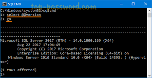 sql server is running pword recovery