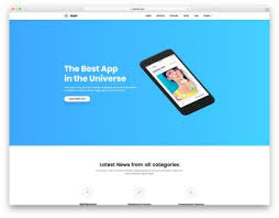 Includes testimonials, pricing, a section for a main video and more! 50 Best App Landing Page Website Templates 2021