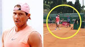 Rafael nadal's practice at the barcelona open, 18 april 2021. Tennis The Rafa Nadal Footage That Has Fans Worried