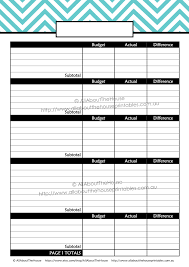 Printable Budget Worksheet Template Download Them Or Print