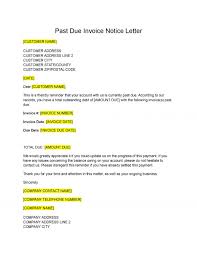 past due invoice letter template free