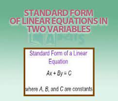 Linear Equations In Two Variables