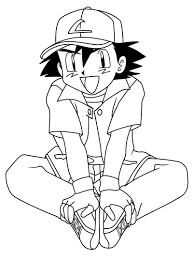 The #1 website for free printable coloring pages. Printable Ash Ketchum Coloring Pages Anime Coloring Pages