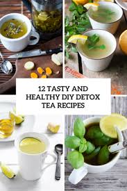 healthy diy detox tea recipes
